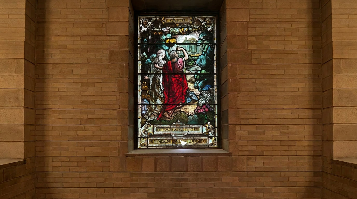Stained Glass & Sacred Light — before restoration